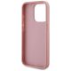 7. Karl Lagerfeld Wrinkled Metal Signature iPhone 15 Pro Max Hülle - Rosa