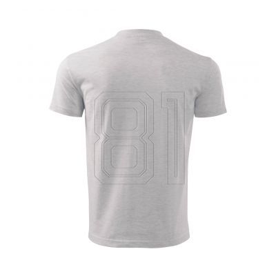 4. Malfini Basic Jr T-Shirt MLI-13803 hellgrau meliert