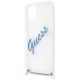 5. Guess GUHCP12LCRTVSBL iPhone 12 Pro Max 6,7" blau/blau Hardcase Script Vintage