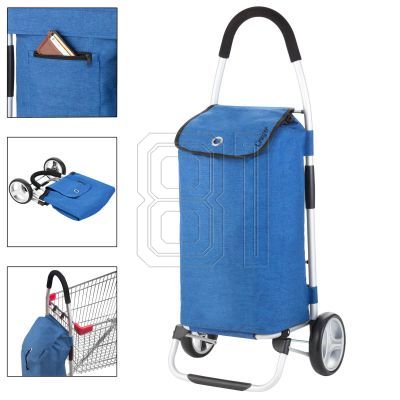 4. Classic Premium Cruiser 650061 Faltbarer Einkaufswagen