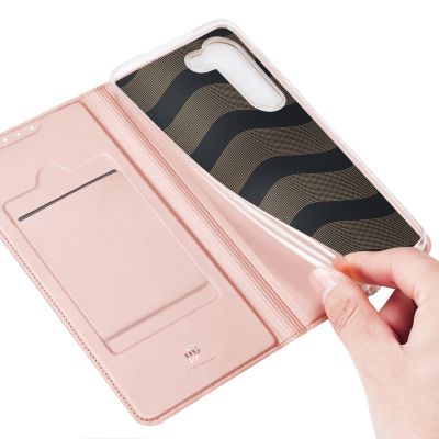 8. Dux Ducis Skin Pro Hülle für Samsung Galaxy S23+ Flip Cover Card Wallet Stand Pink