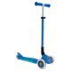 Globber Primo Faltbarer Kinderroller mit Lichtern, klassisch, Blau, Marineblau (Marineblau)