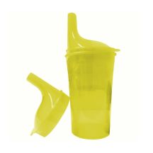 Sicherer Becher zum Essen und Trinken von Gelb
