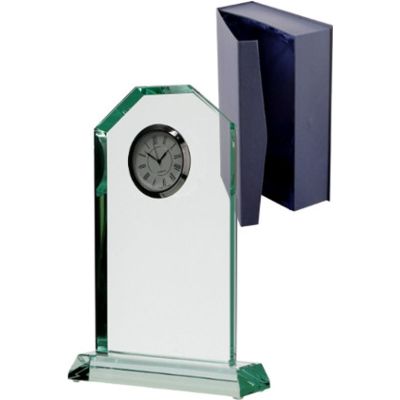 6. Glastrophäe mit Etui