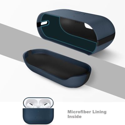 8. Tech-Protect NaturalFit Hülle für AirPods Pro 3 – Marineblau