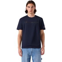 Herren Champion Kurzarm-T-Shirt Marineblau 222992 BS501