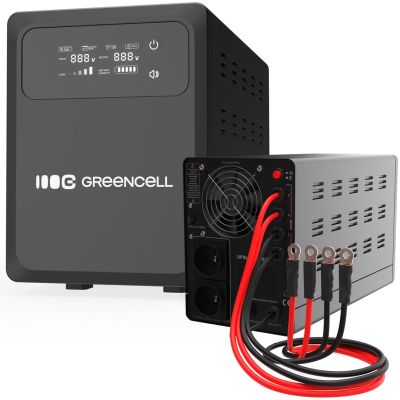 Greencell PowerCore USV 2000VA 1200W AVR 24VDC LCD