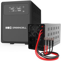 Greencell PowerCore USV 2000VA 1200W AVR 24VDC LCD