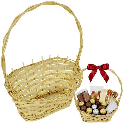 GESCHENKKORB 29x18x8CM NATUR