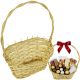 GESCHENKKORB 29x18x8CM NATUR