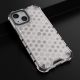 14. Honeycomb Handyhülle Schutzhülle mit TPU Rahmen für iPhone 13 mini transparent