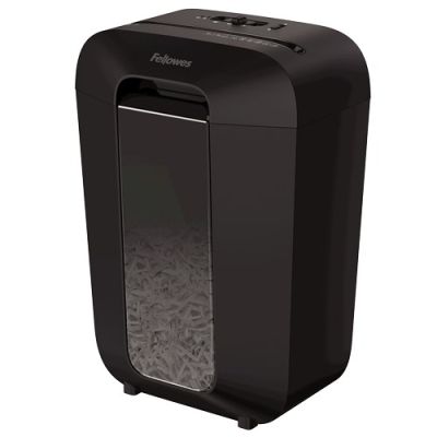 2. Fellowes LX70 Aktenvernichter, 4407501, schwarz, 18 Liter, zerkleinert bis zu 11 A4-Blätter (70 g/m²) gleichzeitig in 4 × 40 mm große Partikel (P-4/T-4), Sicherheitsverriegelung