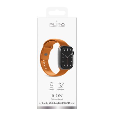 11. Puro Icon Armband für Apple Watch 44/45/46/49 mm – Orange