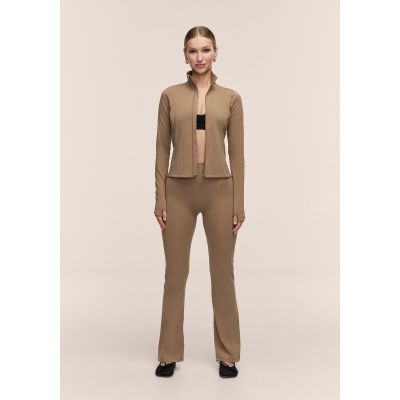 6. CASALL Damen-Zip-Jacke mit weichem Griff, grün