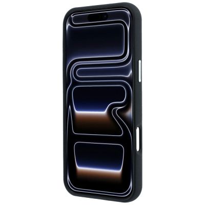 5. BMW MagSafe Hülle mit geprägtem, gestepptem Metalllogo für iPhone 18 Pro Max / 17 Pro Max – Schwarz
