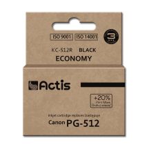 Actis KC-512R Tinte (Ersatz für Canon PG-512; Standard; 15 ml; schwarz)