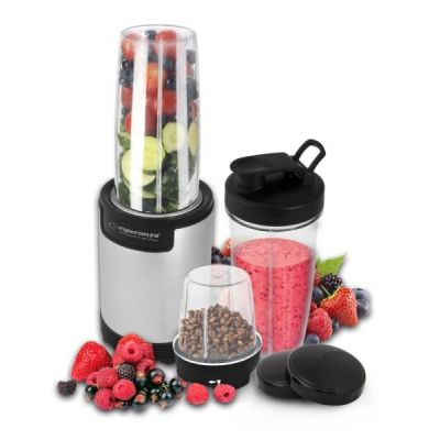 3. Esperanza NUTRI BOMB EKM030 Sportmixer zum Zerkleinern (900W; schwarz und silber)