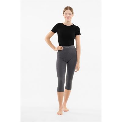 3. Damen-Thermoleggings Viking Base Layer Tende 3/4 Pants – Dark Grey, Größe: M