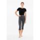 3. Damen-Thermoleggings Viking Base Layer Tende 3/4 Pants – Dark Grey, Größe: M