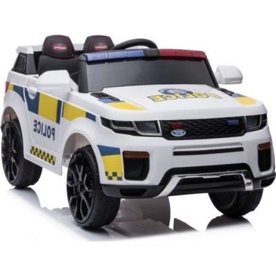 BBH-021 Batteriebetriebene LED-Autolichter mit Musik-Fernbedienung, Polizeiweiß