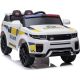 BBH-021 Batteriebetriebene LED-Autolichter mit Musik-Fernbedienung, Polizeiweiß