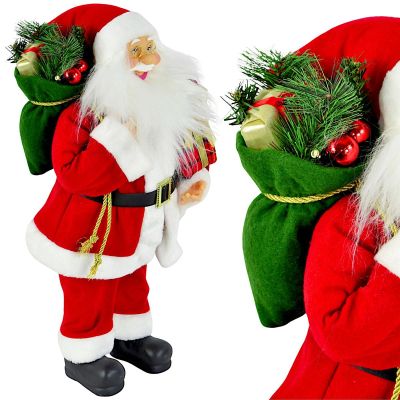 3. DEKORATIVER WEIHNACHTSMANN 60 CM MICA RED