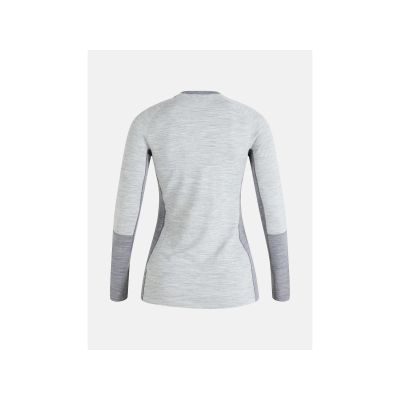 7. Peak Performance W Magic Crew Thermoshirt Grau