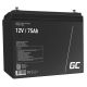 GREEN CELL GEL-BATTERIE AGM25 12V 75AH