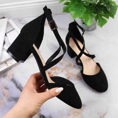 13. Sergio Leone W SK365A schwarze Riemchensandalen 