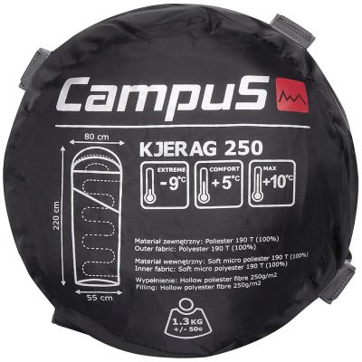4. Campus Kjerag 250 Rechts Schlafsack CUP702123200