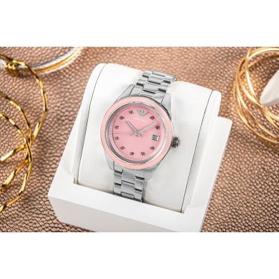 5. Damenuhr EMPORIO ARMANI Leo AR11546 + Box