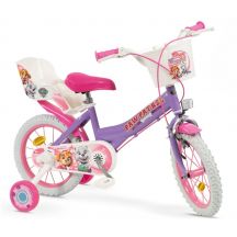 Kinderfahrrad 14" Paw Patrol Violet 1480 Girl TOIMSA