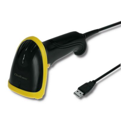 3. QOLTEC Lasercodeleser 1D | 2D | USB | Schwarz