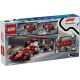 2. LEGO CITY 60443 F1 Boxenstopp und Mechaniker mit Ferrari-Auto