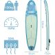 36. SET - 150 kg aufblasbares SUP-Board ENERO 320x81x15 cm