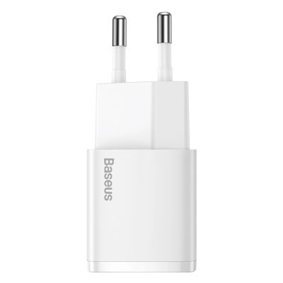 2. Baseus Cube 20W PD USB-C Wandladegerät – Weiß