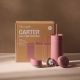 5. 473 ml Carter Move 3-in-1 Thermobecher + 3 Fellow-Verschlusskappen, puderrosa