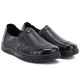 8. Bequeme Damen-Slipper aus Leder, schwarz, Vinceza 107241