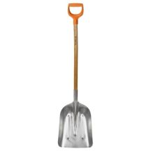 Fiskars 1001637 Schaufel/Getreideschaufel, Aluminium, Polypropylen (PP), Aluminium, Holz
