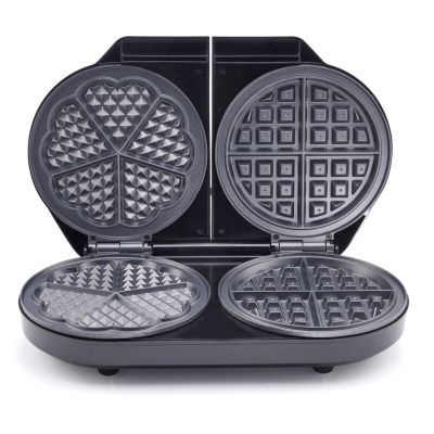 7. Gorenje Mini-Grill, Elektrogrill, Waffelplatte, WM1400SB, 1400 W, Durchmesser 18 cm, Schwarz
