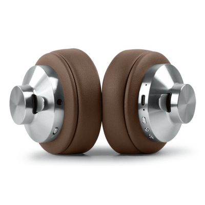 6. Muse M-298 SBR Kopfhörer/Headset, kabelgebunden & kabellos, Kopfbügel, Bluetooth-Anrufe/Musik, Braun, Silber
