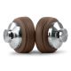 6. Muse M-298 SBR Kopfhörer/Headset, kabelgebunden & kabellos, Kopfbügel, Bluetooth-Anrufe/Musik, Braun, Silber