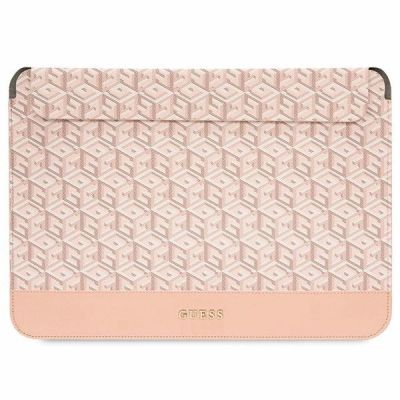 Guess GCube Stripes Tasche für einen 14-Zoll-Laptop – Rosa