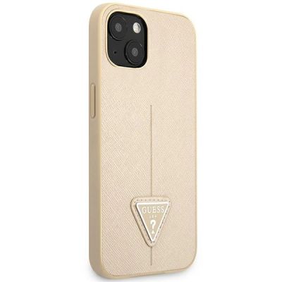 4. Guess GUHCP14MPSATLE iPhone 14 Plus 6.7" beige/beige Hardcase SaffianoTriangle Logo