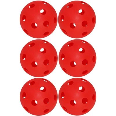 7. UNIHOC Spielbälle Rot XQMAX 6 Stück
