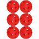 7. UNIHOC Spielbälle Rot XQMAX 6 Stück