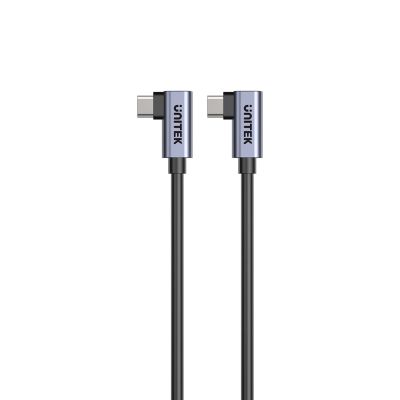 4. UNITEK USB-C-Kabel, abgewinkelt 90°/90° PD 100W Stecker/Stecker, 1 m