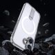 5. Hybrid Armor X Hülle für iPhone 17 mit Ständer, kompatibel mit MagSafe - Transparent