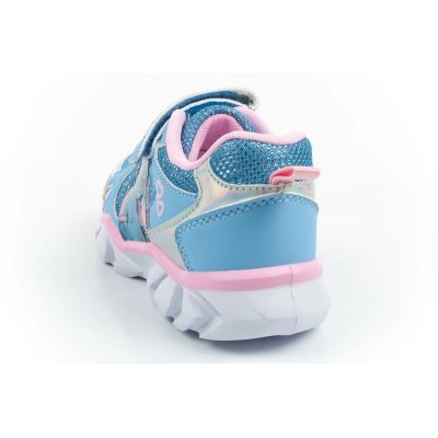 5. Leomil Kinder-Sportschuhe, Sneaker, Stitch Light mit Klettverschluss, blaue LED-Beleuchtung