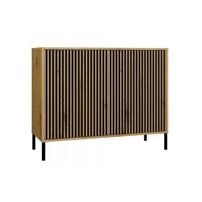 KAMARO 2D SLIM ARTISAN Kommode/SCHWARZ